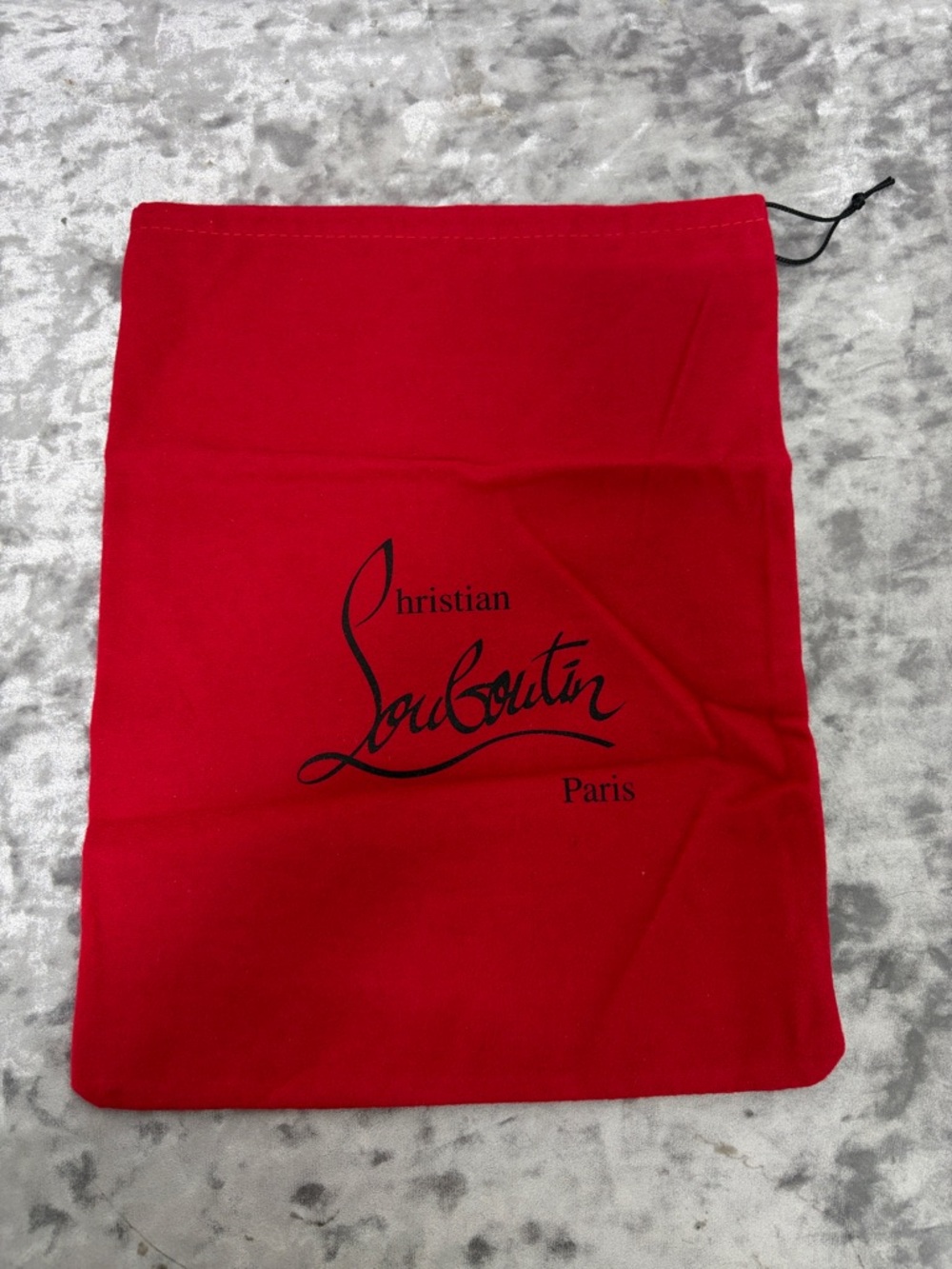 New Christian Louboutin Red Drawstring Dust Bag